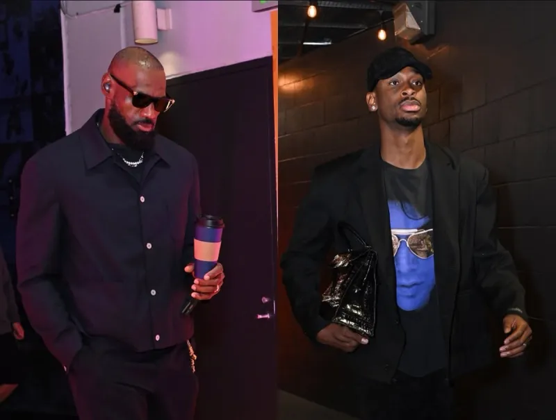 开云网站-一触即发！NBA官方晒詹姆斯&amp;amp;亚历山大入场穿搭照